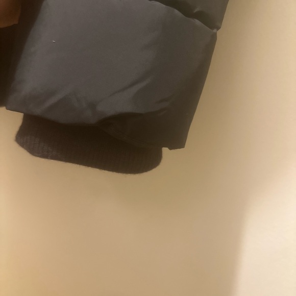 Black Puffer Jacket with Fur Hood - Picture 4 of 10